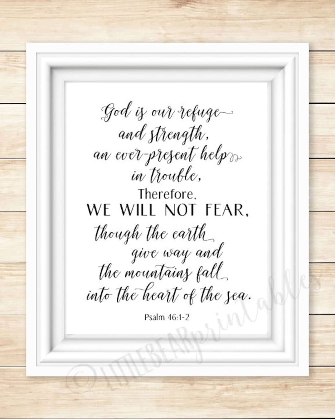 Bible Verse Wall Art, Printable Scripture, Christian Wall Decor, God is ...