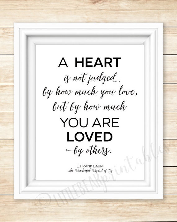 L Frank Baum Citation Art Mural Imprimable Un Cœur Nest Etsy L Frank Baum Citation Art Mural Imprimable Un Cœur Nest Etsy