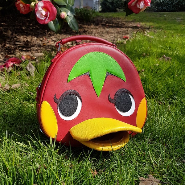 RESERVED FOR CHRISTINA Animal Crossing Ketchup inspired convertible bag