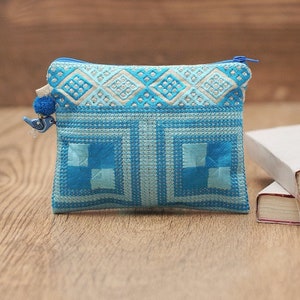 Square embroidered Pouch image 6