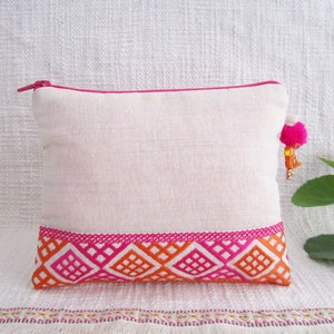 Square embroidered Pouch image 3