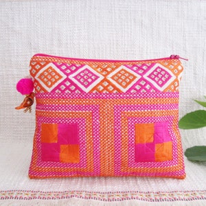 Square embroidered Pouch image 2
