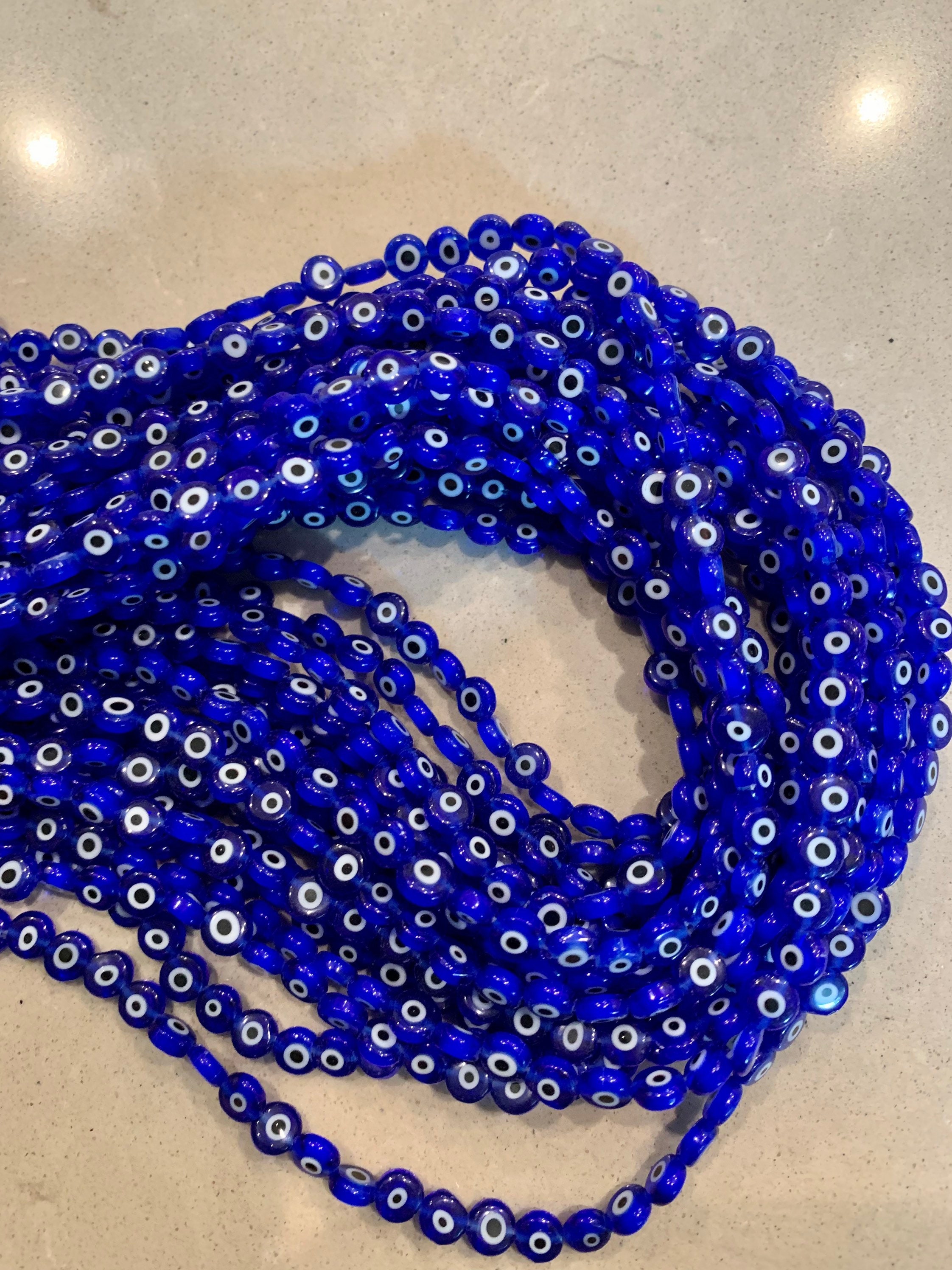 Royal blue glass best sale beads
