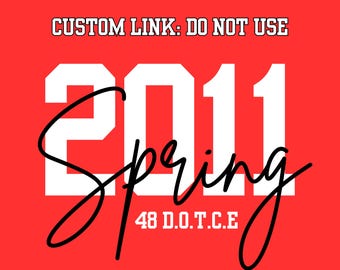 Spring 2011 Custom Link
