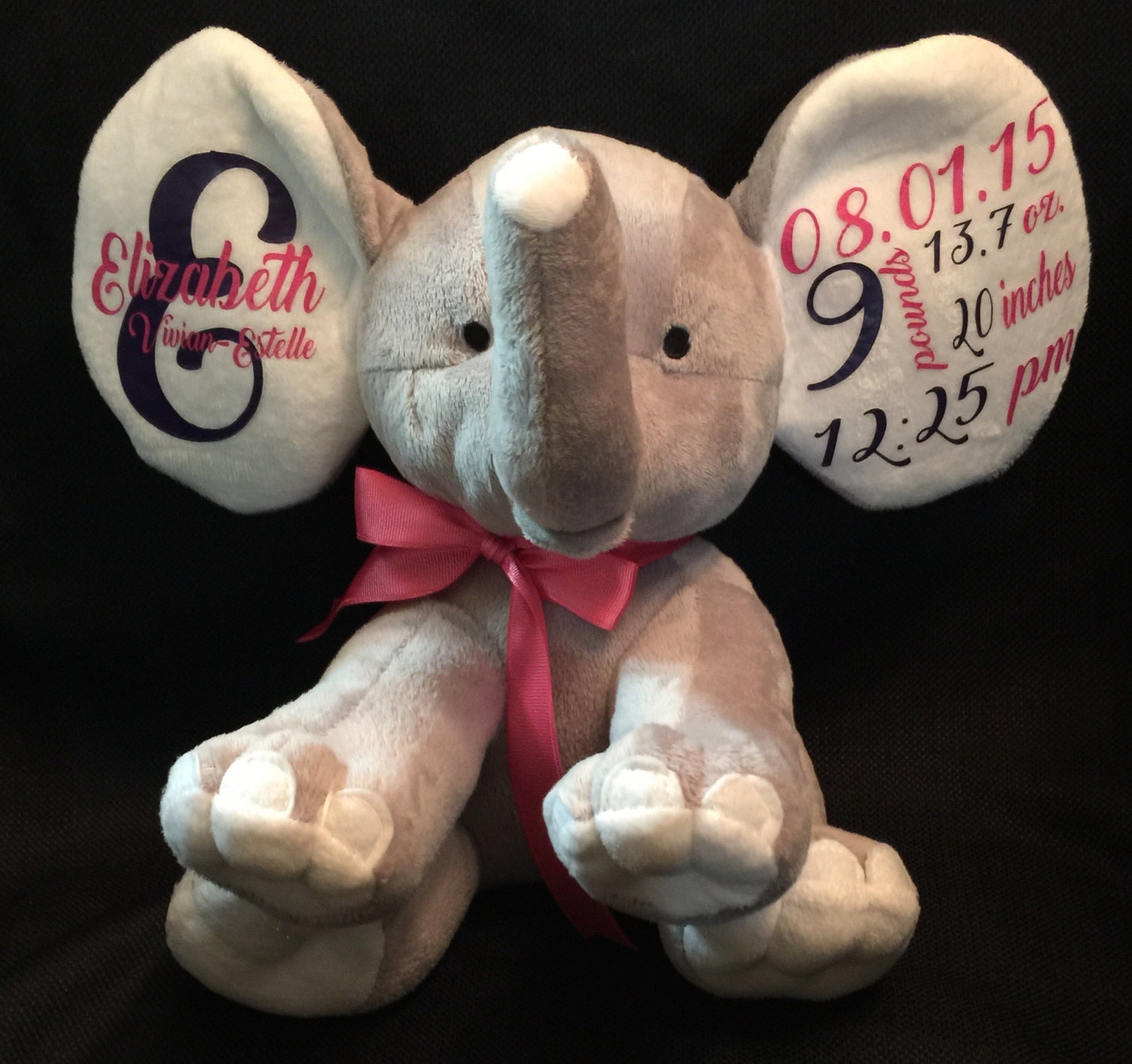 Personalized Baby Gift Personalized Elephant Baby Shower