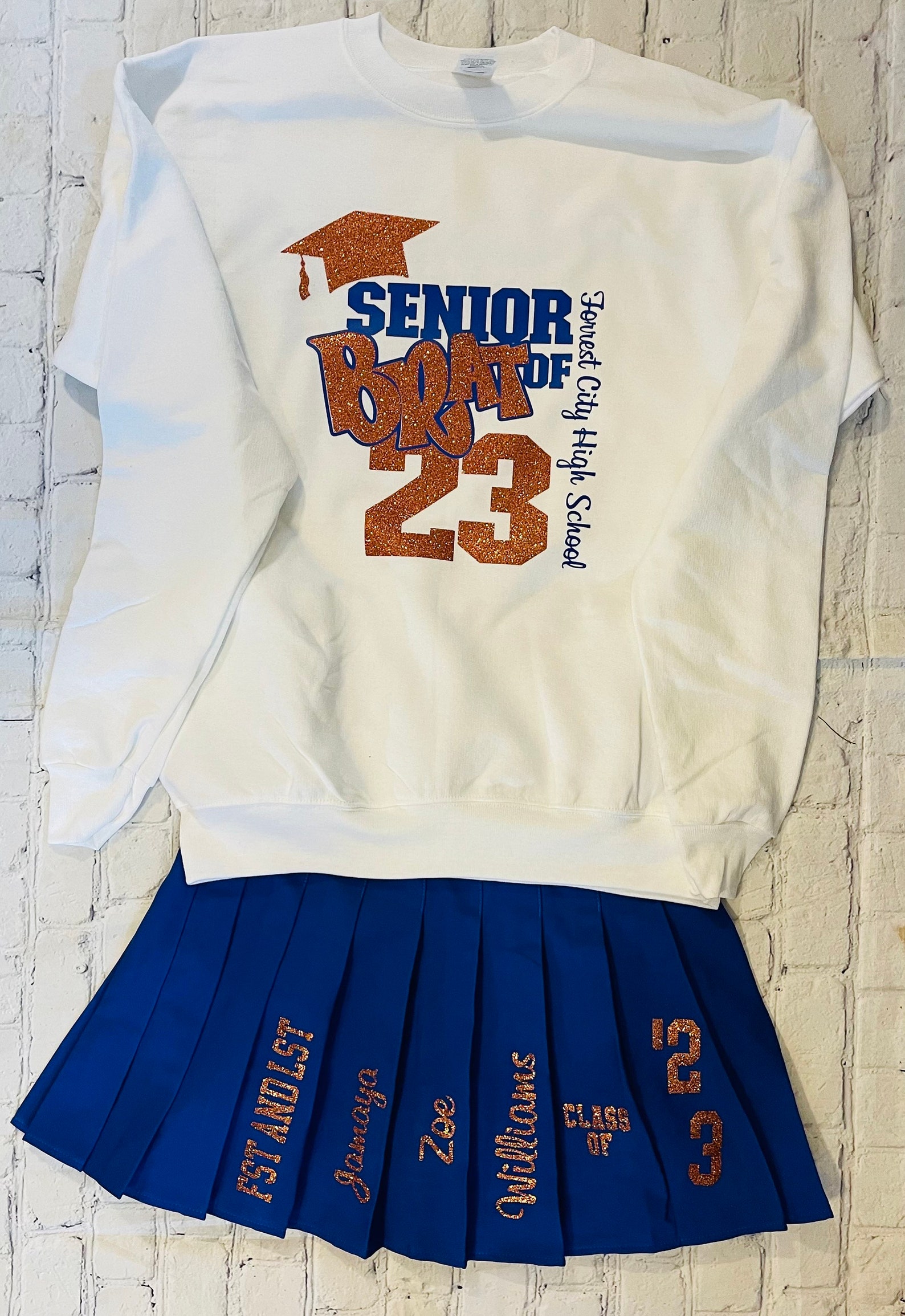 Senior Szn Set Custom Senior Sweatshirt Senior Skirt Set - Etsy