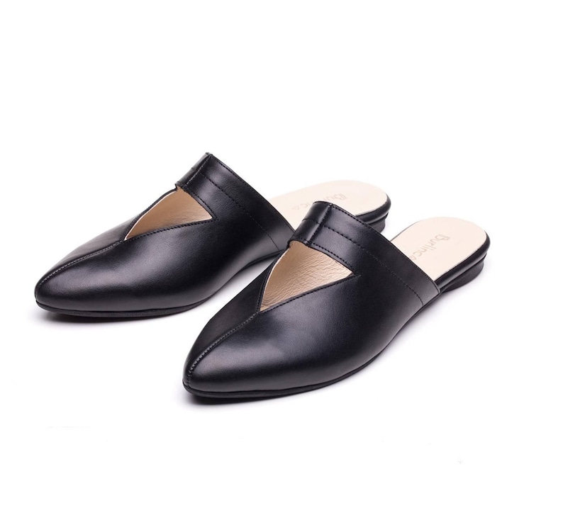 open back flat mules