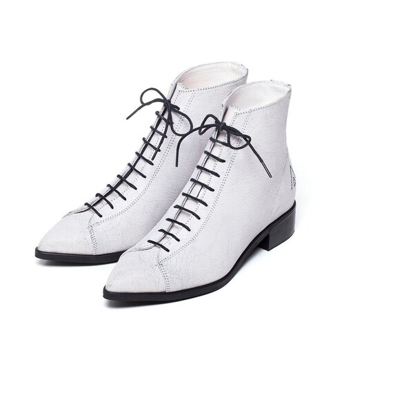 cool white boots