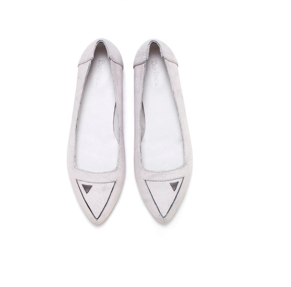 black white flats women's shoes