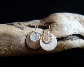 Runda örhängen i 925 sterlingsilver