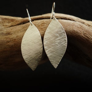 Earrings 925 silver long large