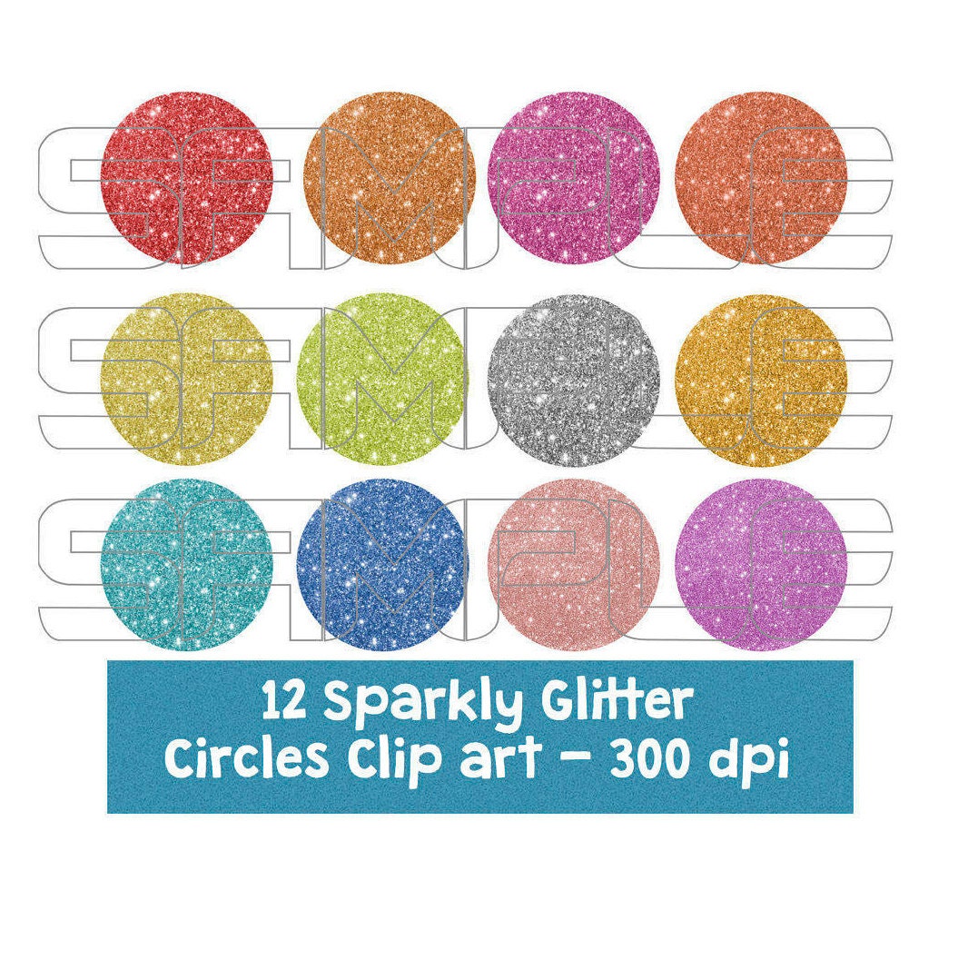 Digital Glitter Star Clipart, Sparkly Glittery Star, Gold, Silver, Pink  Glitter Clipart, Glitter Shapes 