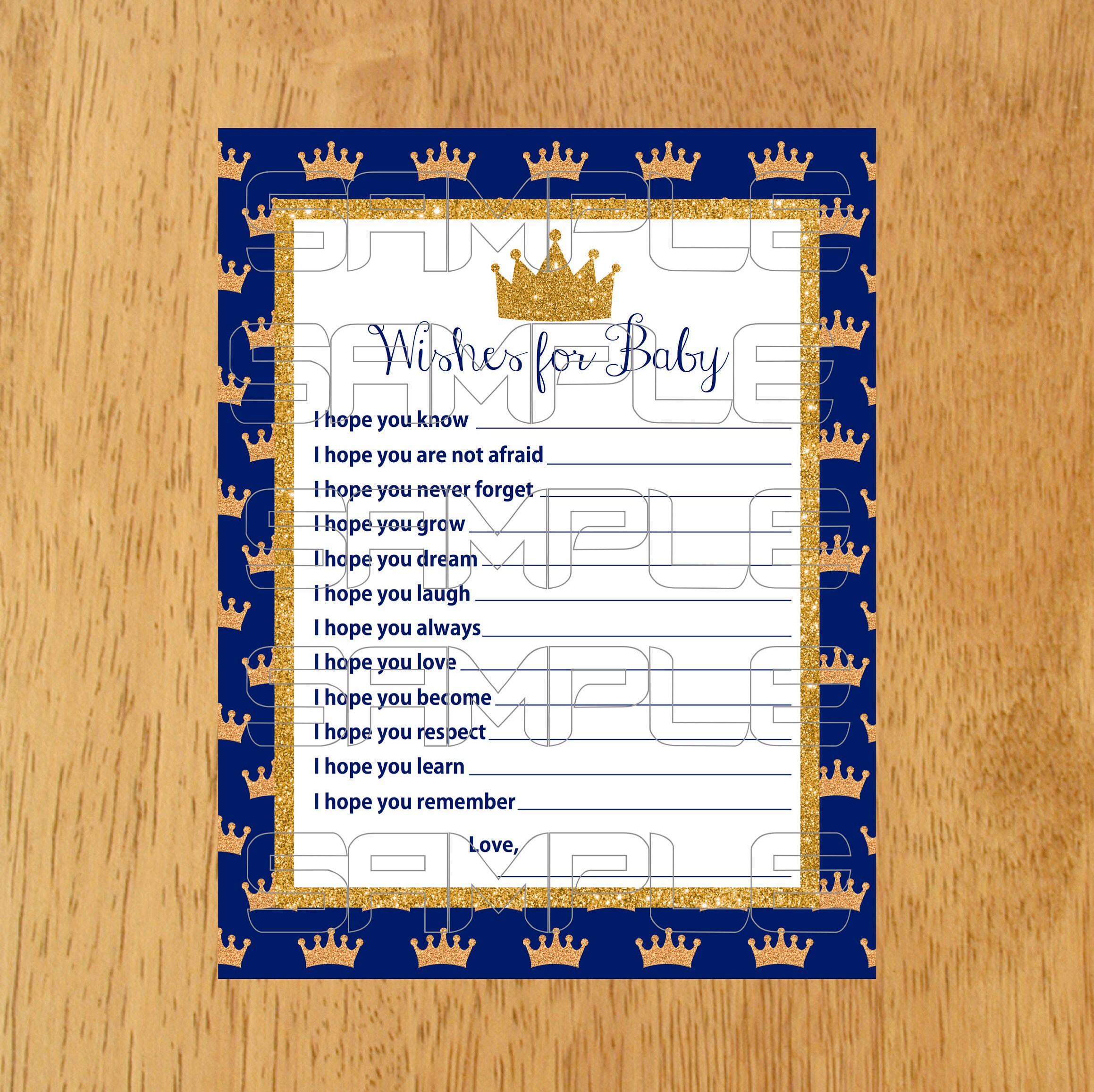 Wishes For Baby Royal Baby Shower Prince Baby Shower Royal Etsy Wishes For Baby Royal Baby Shower Prince Baby Shower Royal Etsy