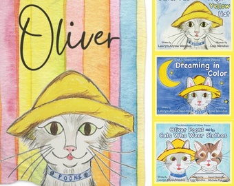 Book and Blanket Gift Set with Oliver Poons & Friends