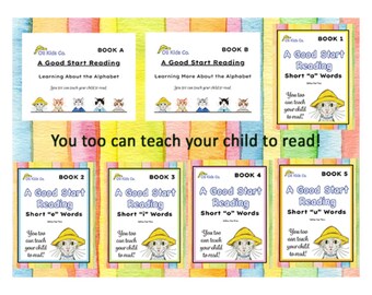 A Good Start Reading - Teach Your Child to Read at Home with Oliver Poons and Friends Beginning Reading Program!