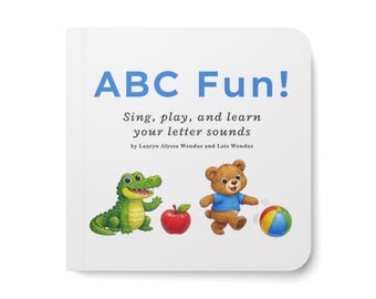 ABC Fun! Board Book | Learn Letter Sounds for Toddlers | Preschool Alphabet Book | A Good Start Reading | Oli Kids Co