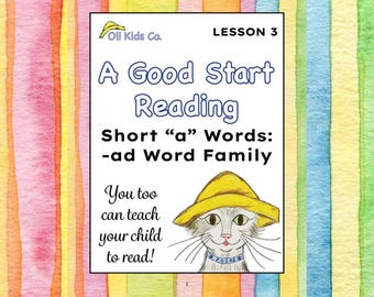 Korte gezinsles: AD Words | Phonic Games en vroege leesactiviteiten