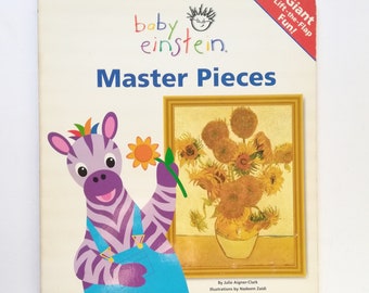 Master Pieces, Giant Lift the Flap Board Book, Good Condition