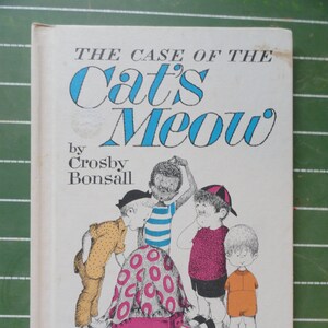 The Case of the Cat's Meow door Crosby Bonsall, An I Can READ Mystery 1962, Boek, Hardcover