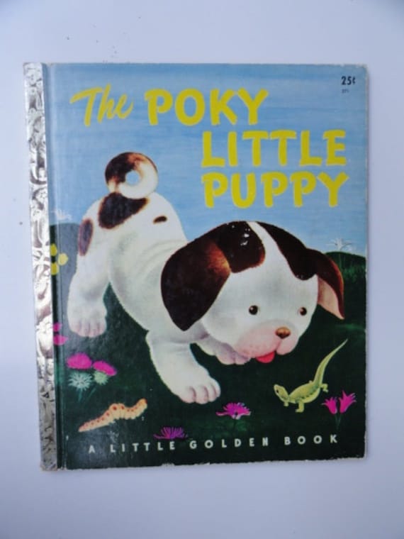 1956 A Edition the Poky Little Puppy Little Golden Book, LGB Fair