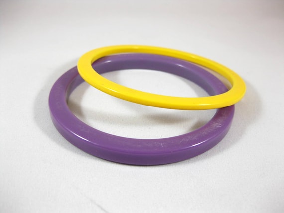 Bangles, Green, Blue, Purple, and Yellow,  1980s - image 2