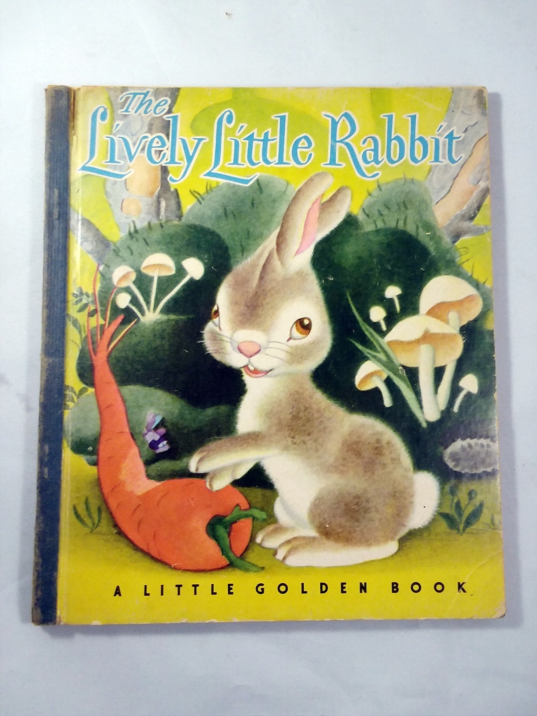 Rabbit Lively 1945 the Lively Little Rabbit, Little Golden Book, LGB, Bright ...