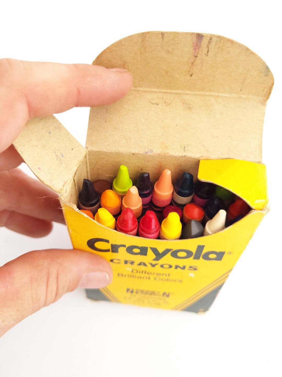 Vintage 24 Box Crayons 1985 Etsy