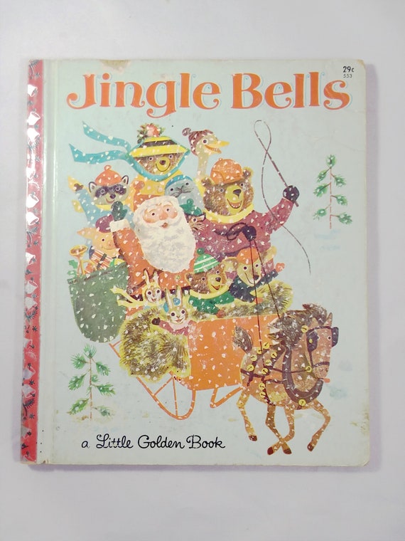 1964 Jingle Bells Little Golden Book LGB Fair Condition Etsy