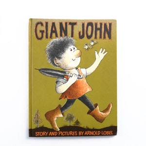 Giant John Story and Pictures by Arnold Lobel  1964 Harper & Row Weekly Reader, Hardcover, Very Good Condition, Hard to Find Vintage Book
