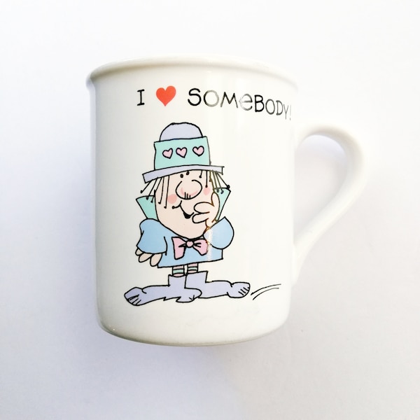 Hallmark" I love somebody! Somebody loves Me! Mug Mates Made in Japan