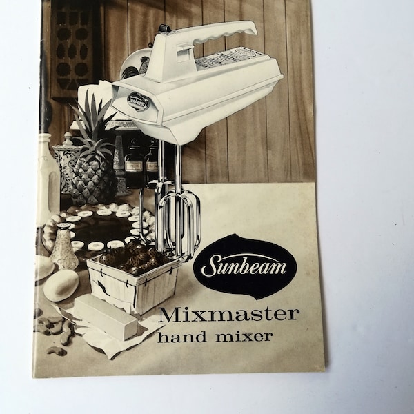 1960s Sunbeam Manual Etsy