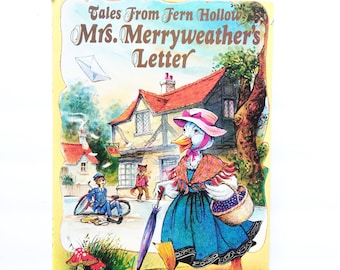 Miss Merryweather's Letter, Tales from Fern Hollow, 1994, Oversized Hardcover Good Condition, Adventure Story