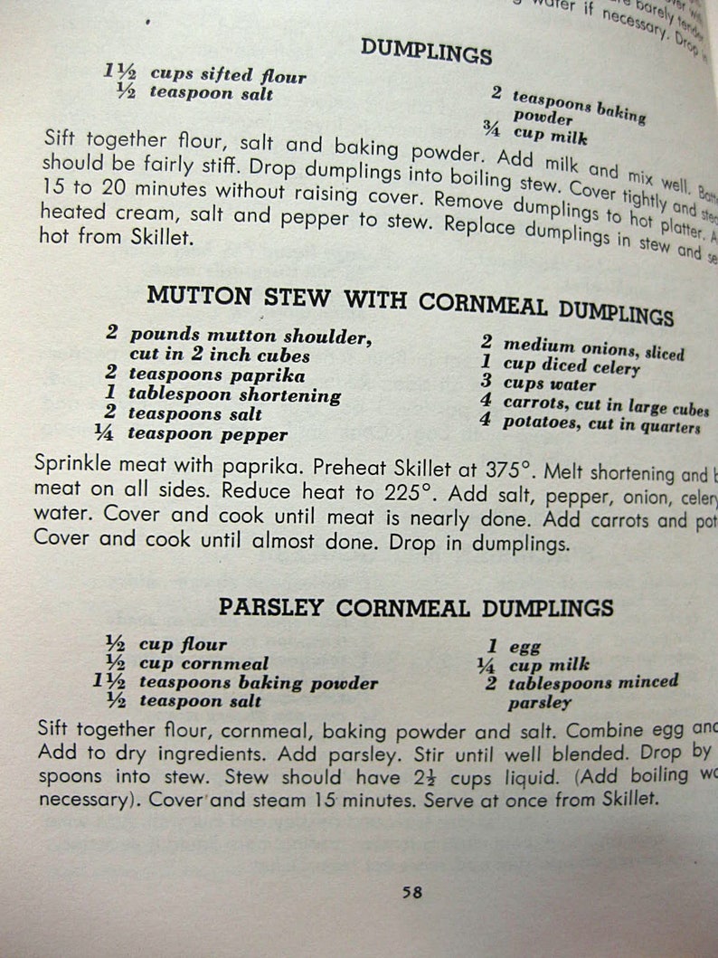 Vintage 1954 Presto Skillet User Guide Directions Timetables Etsy