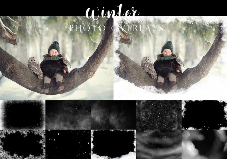 130 Christmas photo overlays Megapack image 6