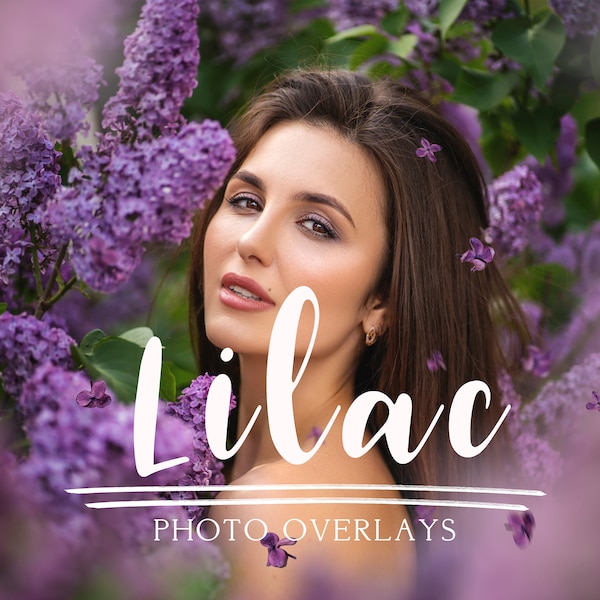 Lilac photo overlays