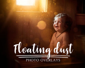 80 Floating dust photo overlays