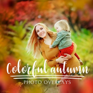 Colorful autumn png photo overlays, Autumn PNG photoshop overlays, Autumn leaves borders, Photo overlays, Halloween overlays, Tree branch