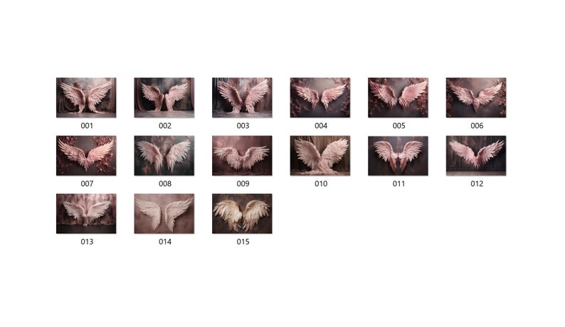 Blush wings maternity digital backdrops, Maternity studio backgrounds image 7