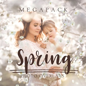 Spring Megabundle Photo Overlays image 1