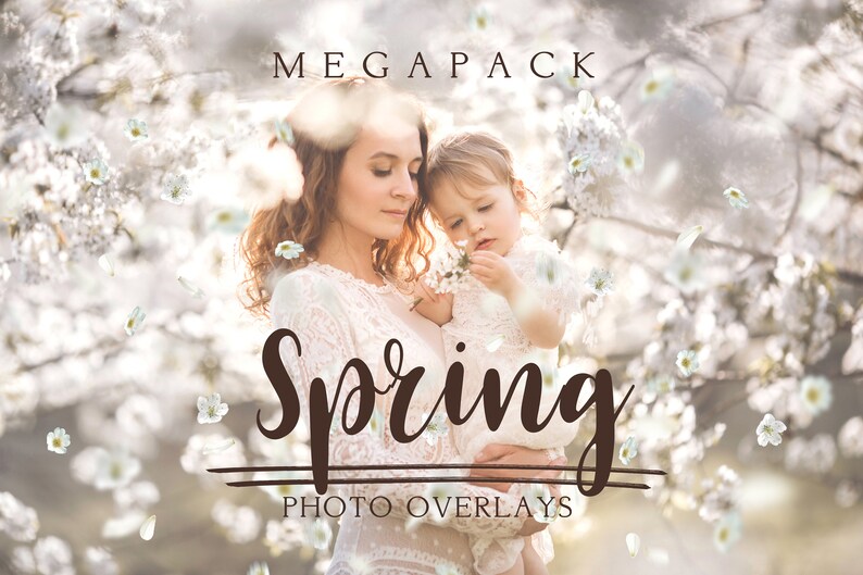 Spring Megabundle Photo Overlays image 1