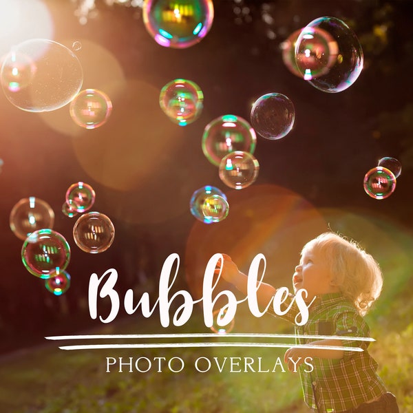 70 Bubbles photo overlays