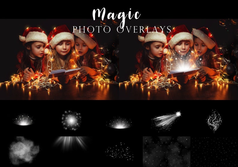 130 Christmas photo overlays Megapack image 5