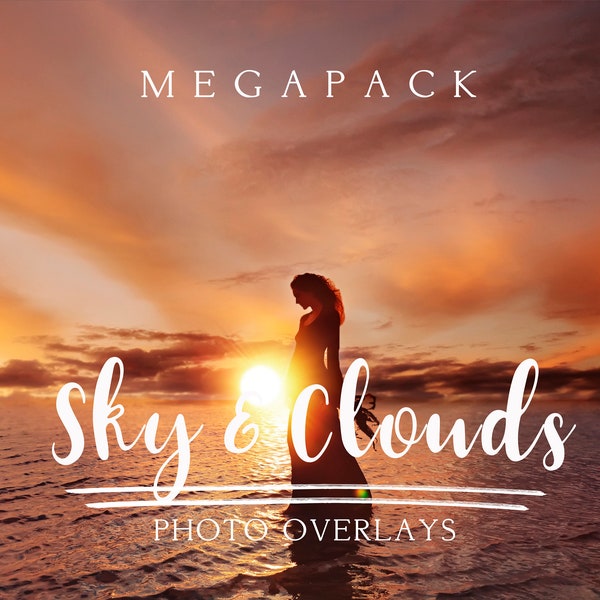 220 Sky and Clouds Megapack photo overlays