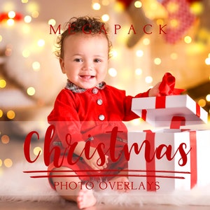 130 Christmas photo overlays Megapack image 1