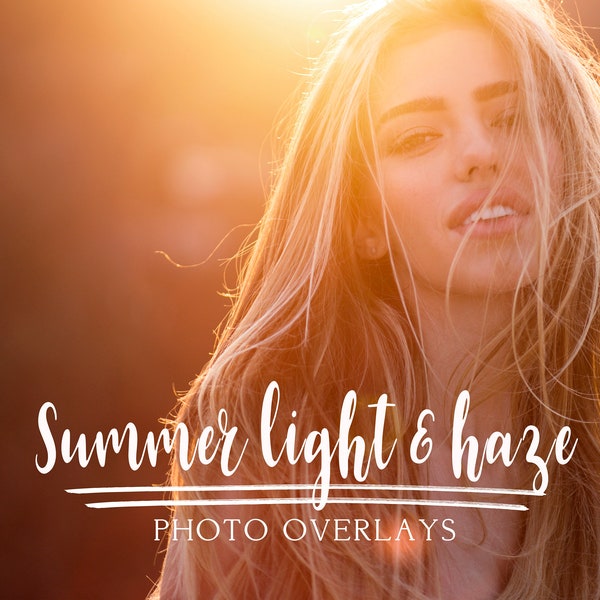 130 Summer light and haze photo overlays