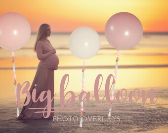 55 Big balloon photo overlays