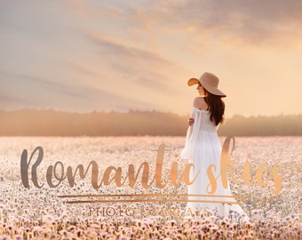 50 Romantic Skies photo overlays