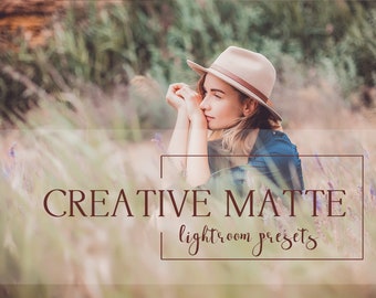 50 Matte creative Lightroom presets