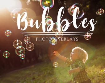 70 Bubbles Photoshop Overlays, summer overlays, photoshop overlay, bubble overlay