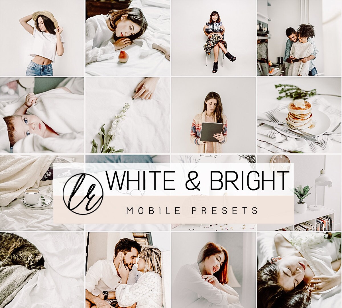 Mobile Lightroom Presets WHITE & BRIGHT | Etsy